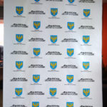 Wide roll-up banner