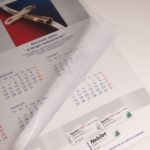 Openable Promotional Mat with calendar